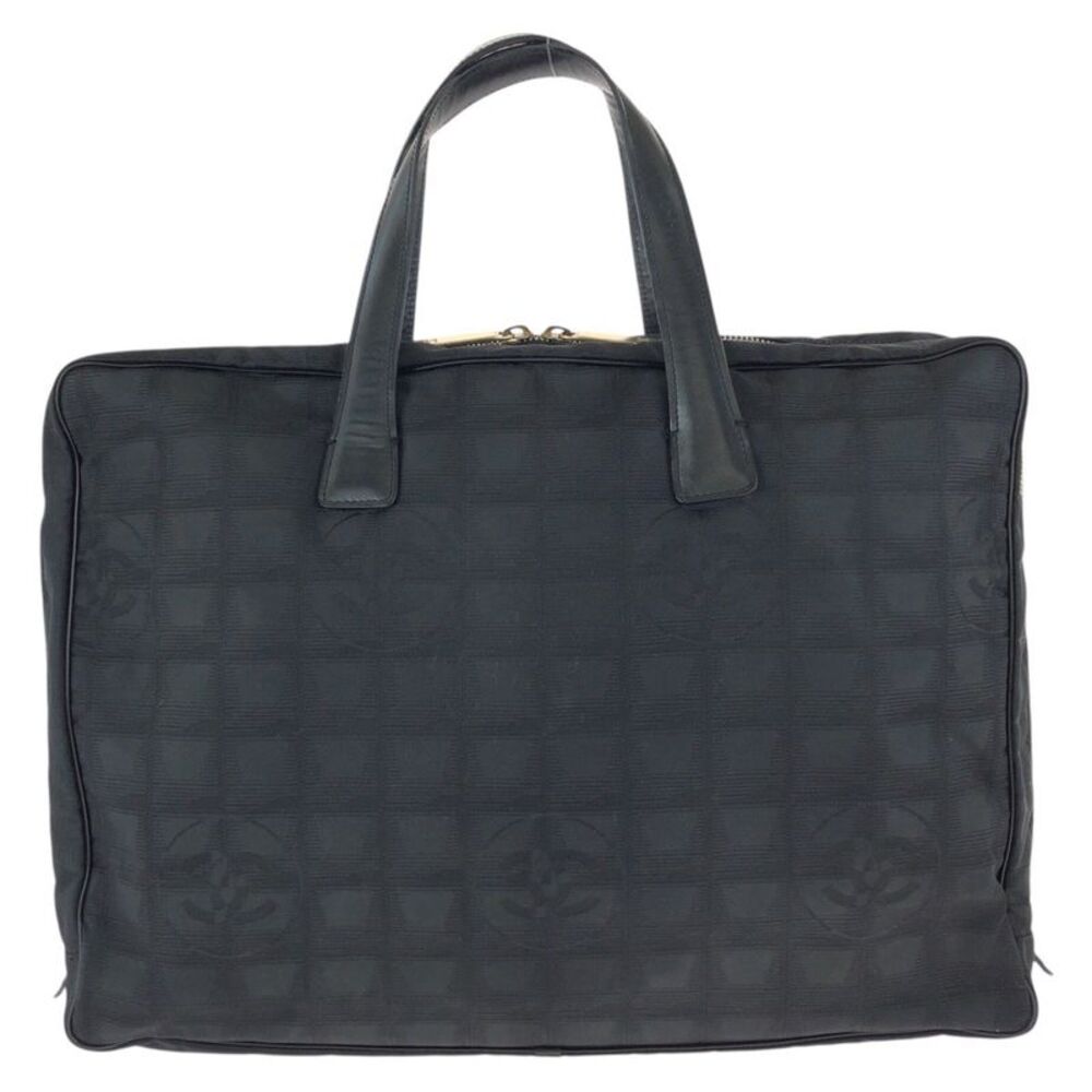 Chanel New Travel Line Nylon Leather Tote Bag